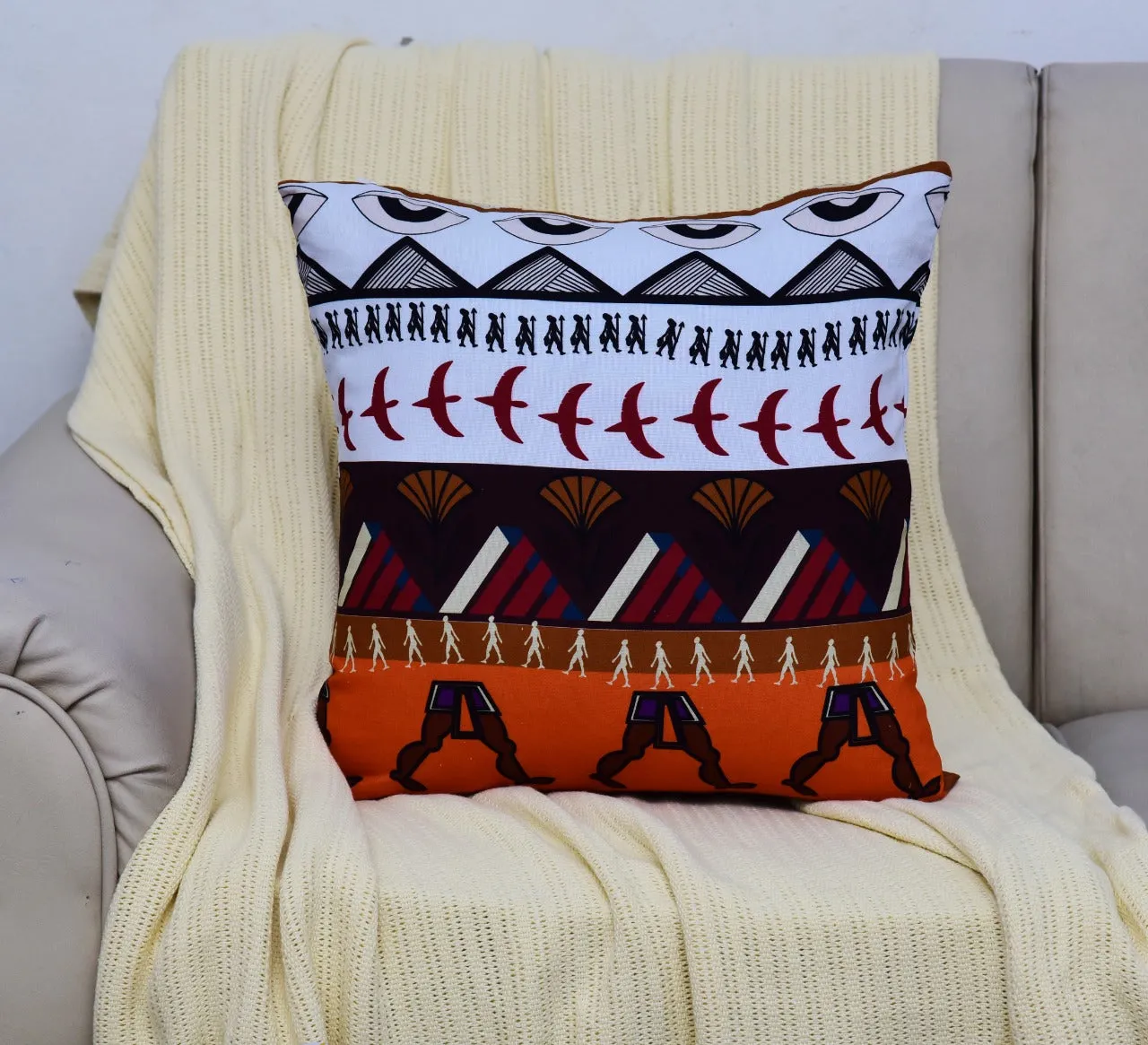 6 PCs Digital Printed Duck Cushions-Malawi