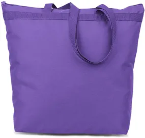 600 denier polyester large tote - lavender Case of 48