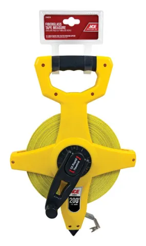 Ace 200 ft. L X 0.5 in. W Fiberglass Long Tape Measure 1 pk