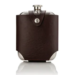 Admiral™ Stainless Steel Flask and Traveling Case by Viski