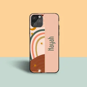 Aesthetic Rainbow Name Protective Case