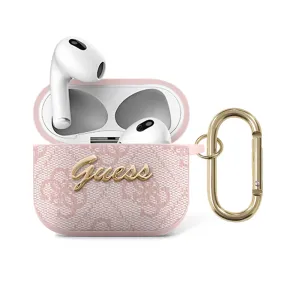 AirPods 3 - Hard Case Pink 4G Script Metal Logo - GUESS