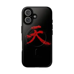 Akuma Kanji Inspired Magnetic Tough Phone Case