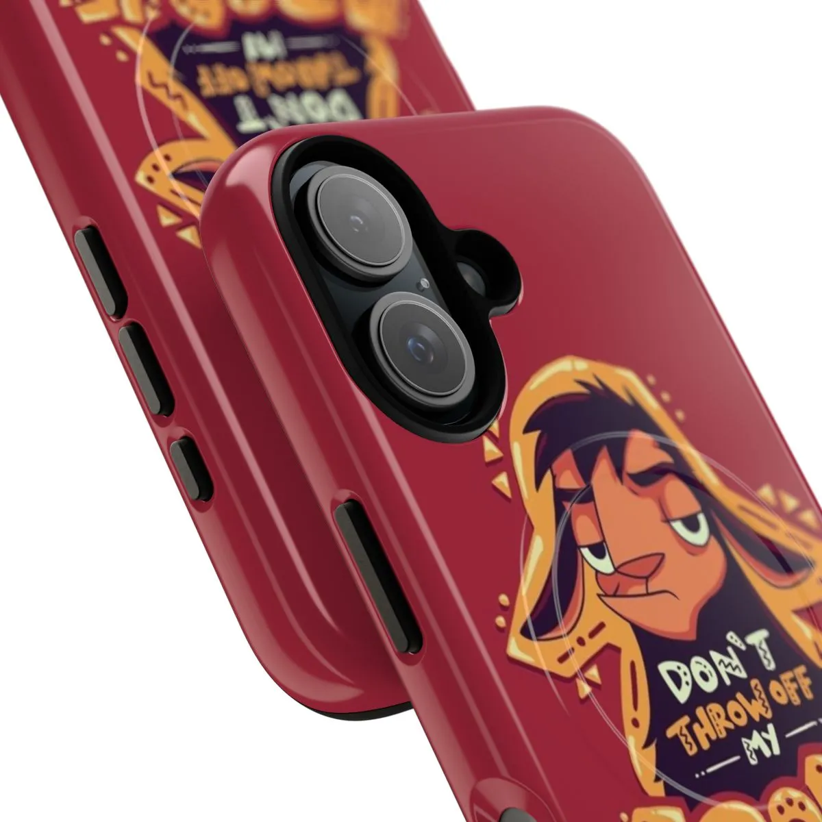 Alpaca Magnetic Tough Case with Llama Kuzco - Cartoon Emperor Design