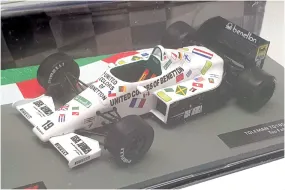 Altaya 1/43 Scale 141223F - F1 Toleman TG185 1985 - #19 T. Fabi