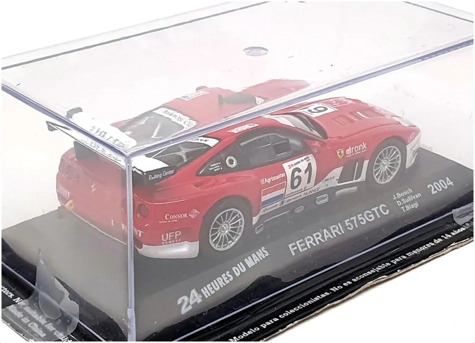 Altaya 1/43 Scale 27424J - Ferrari 575GTC #61 24h Le Mans 2004