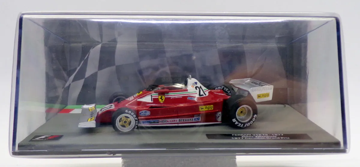 Altaya 1/43 Scale AL16220K - F1 Ferrari 312 T2 1977 - #21 Gilles Villeneuve