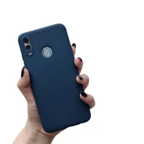 Anymob Huawei Matte Navy Blue Candy Color Mobile Phone Case