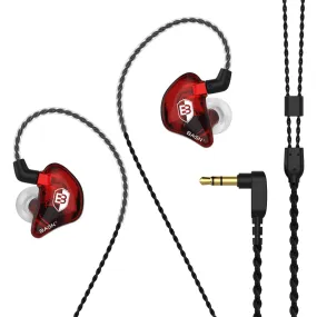 BASN Bsinger BC100 In-Ear Monitor Headphones (Red)