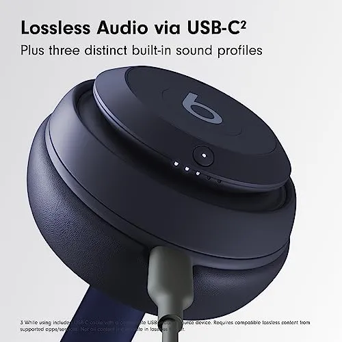 Beats Studio Pro - Wireless Bluetooth Noise Cancelling Headphones - Personalized Spatial Audio, USB-C Lossless Audio, Apple & Android Compatibility, Up to 40 Hours Battery Life - Sandstone