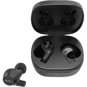 Belkin SOUNDFORM Rise True Wireless Earbuds, Black