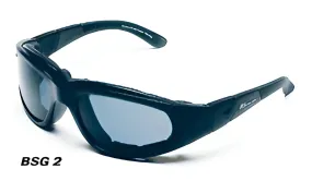 Body Specs Bsg 2 Black Matte Grey / Clear / Light Rust Lens