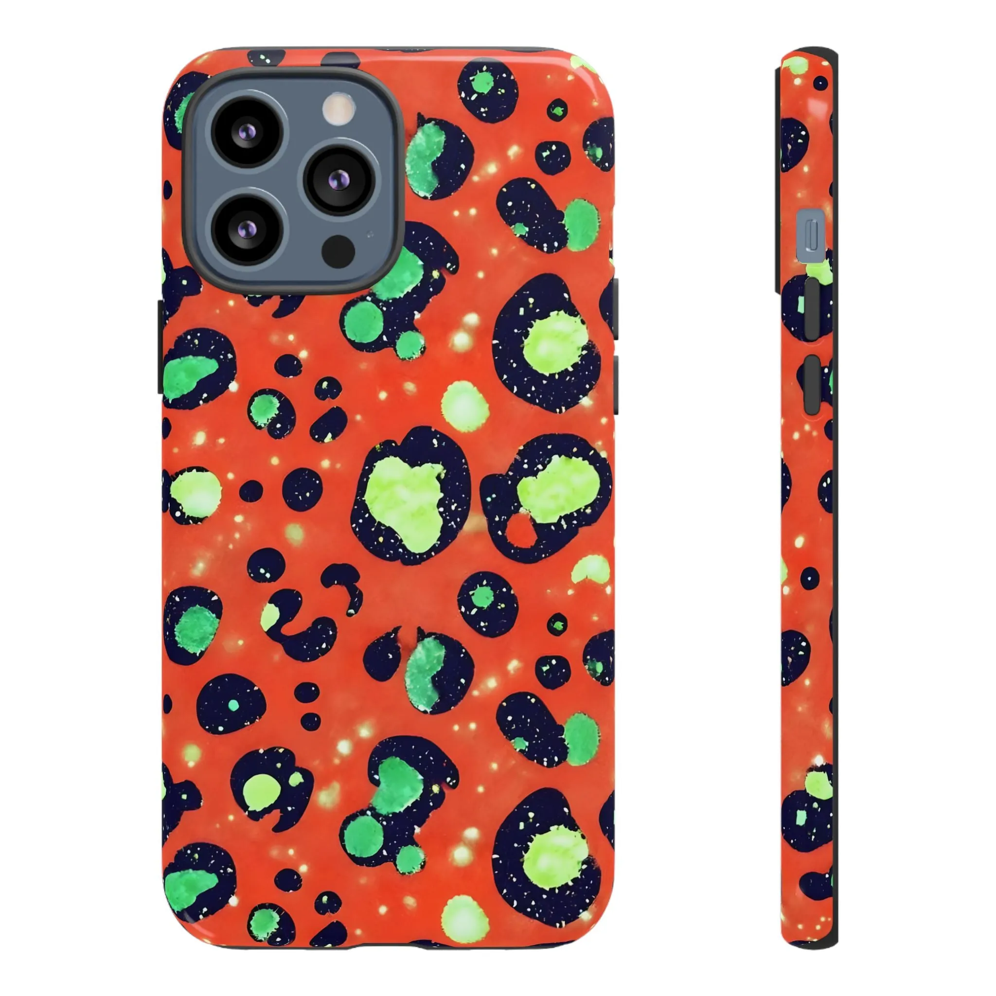 Bold Leopard Print Phone Case, Wildlife Inspired Cell Phone Cover, Tough and Stylish for Animal Lovers,Vibrant Design