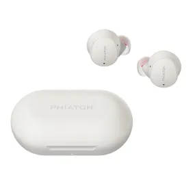 BonoBuds Lite Bluetooth(R) Earbuds with Microphone and Charging Case, AI Noise Reduction, PPU-TW0060 (Floral White)