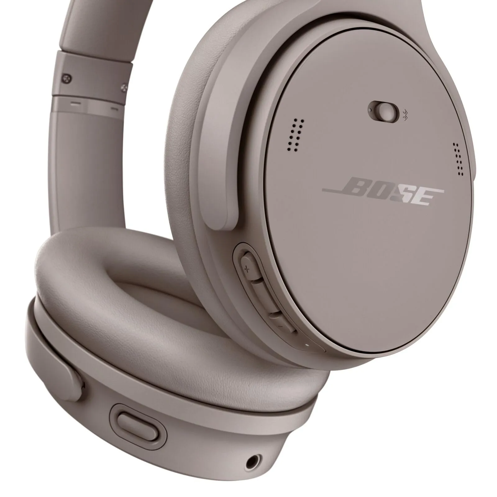 Bose QuietComfort Wireless Noise Cancelling Headphones, Bluetooth Over Ear Headphones with Up to 24 Hours of Battery Life, Sandstone