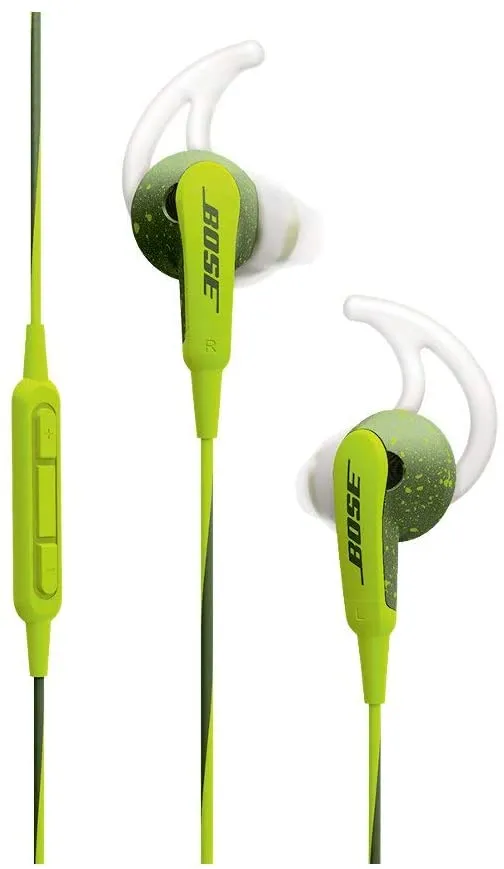 Bose SoundSport In-Ear Headphones, 3.5mm Connector for Apple Devices - Energy Green