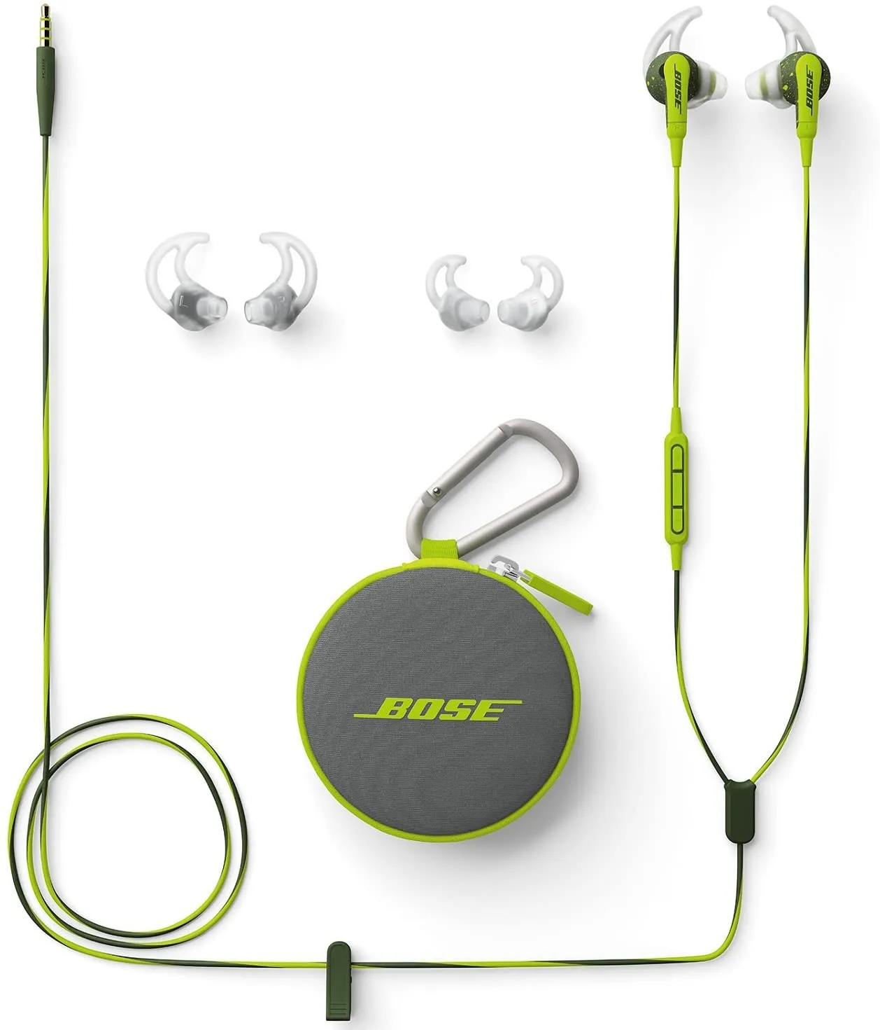 Bose SoundSport In-Ear Headphones, 3.5mm Connector for Apple Devices - Energy Green