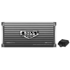 Boss Armor AR2000M 2000 Watt Monoblock A/B Amplifier Car Audio Amp & Bass Remote