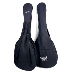 British Audio Acoustic Guitar Gig Bag with Silver Logo