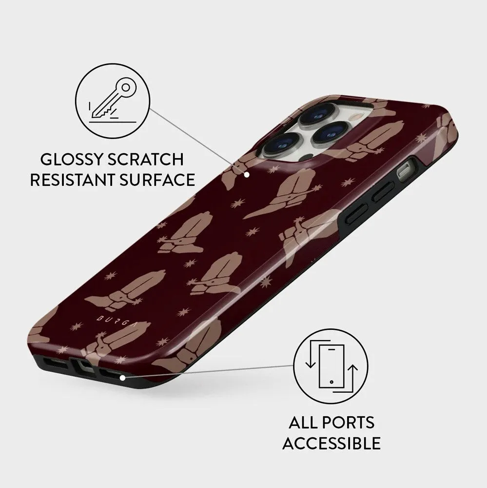 Burga iPhone 14 Pro Tough Fashion Case - Howdy