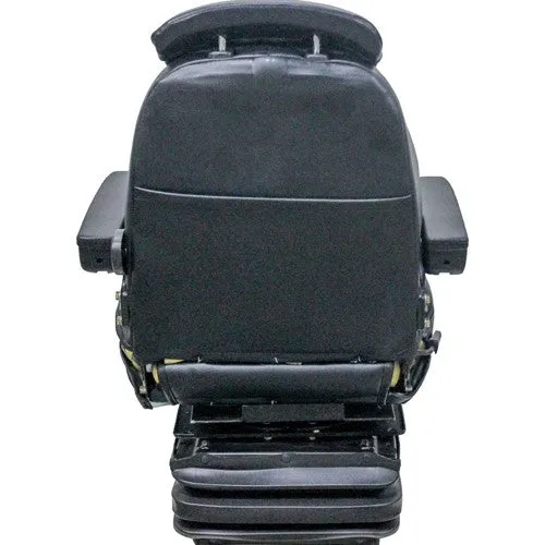 Case 870-2870 Sears Series Tractor Replacement Seat & Mechanical Suspension - Fits Various Models - Black Vinyl