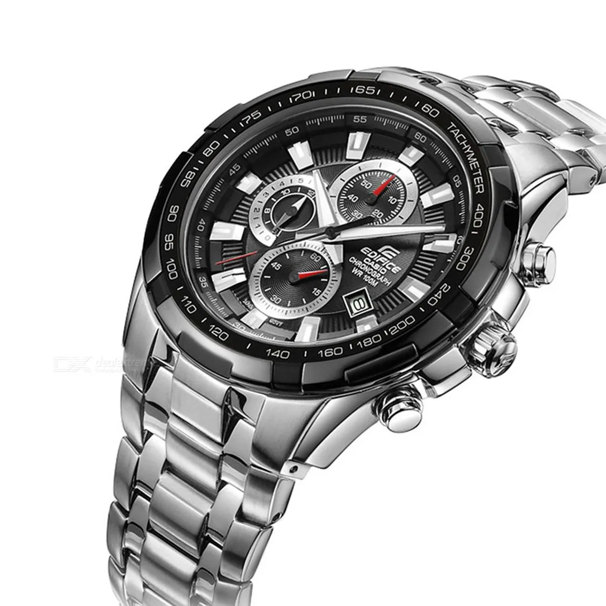 Casio Edifice EF-539D-1A Chronograph Stainless Steel Strap Watch For Men