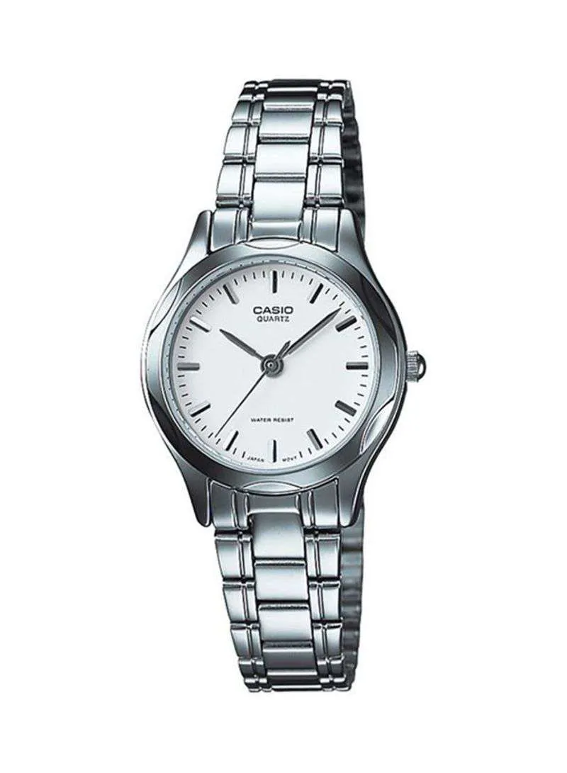 Casio LTP-1275D-7ADF Silver Stainless Steel Strap Watch for Women