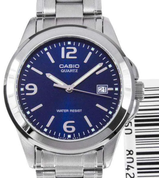 Casio MTP-1215A-2ADF Silver Stainless Steel Strap Watch for Men