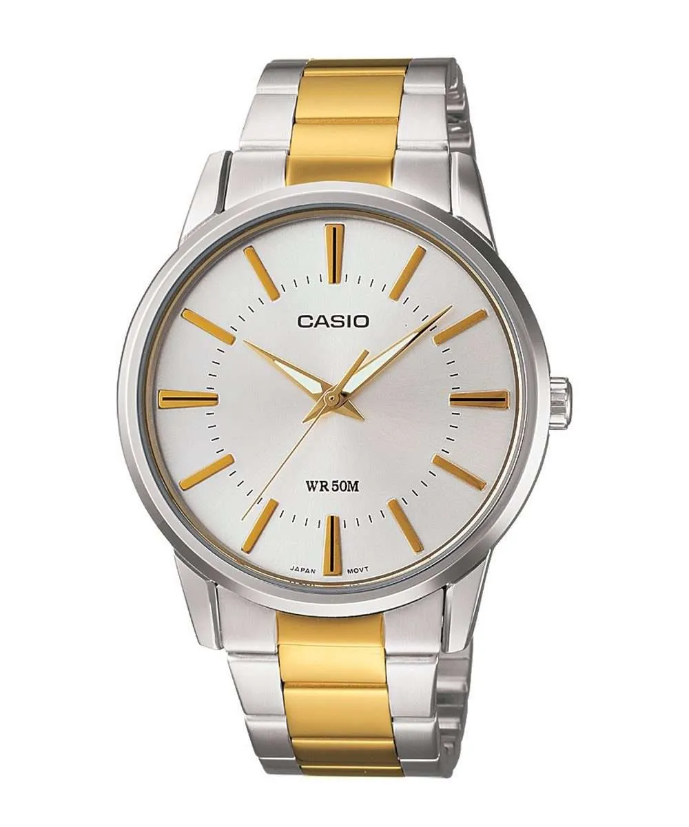 Casio MTP-1303SG-7AVDF Two Tone Stainless Steel Strap Watch for Men