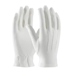 Century Glove 130-100WM/L 100% Cotton Dress Glove with Raised Stitching on Back - Open Cuff