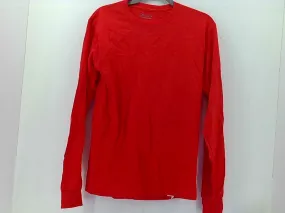 Champion Men's Red Long Sleeve T-Shirt Small