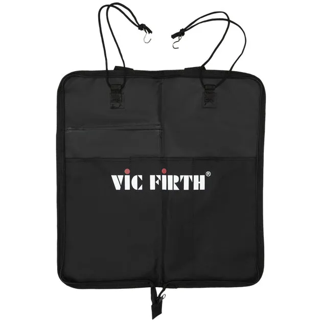 [CLEARANCE] Vic Firth Basic Stick Bag Nylon Carrying Case for Drumsticks, Drum Brushes, and Percussion Mallets (Holds 12 Pairs of Sticks plus 2 Extra Accessory Pockets)