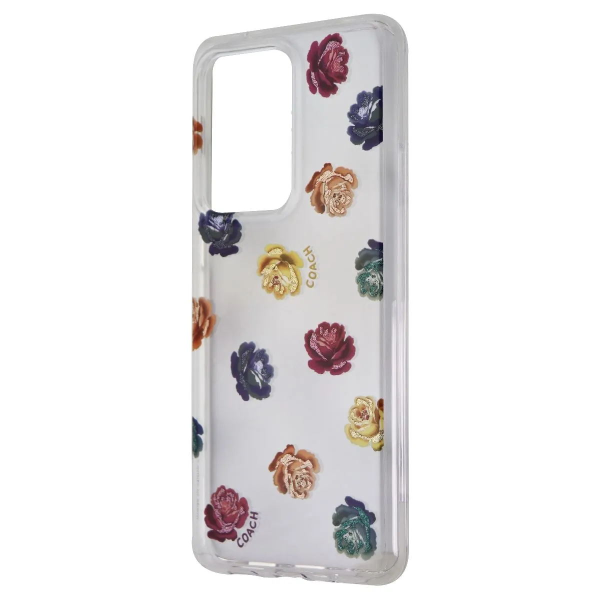 Coach New York Protective Case for Galaxy S20 Ultra (Dreamy Peony Clear/Rainbow)