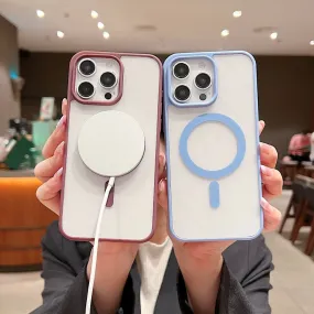 Color Magsafe Transparent PC (Hard) Phone Case - iPhone 11