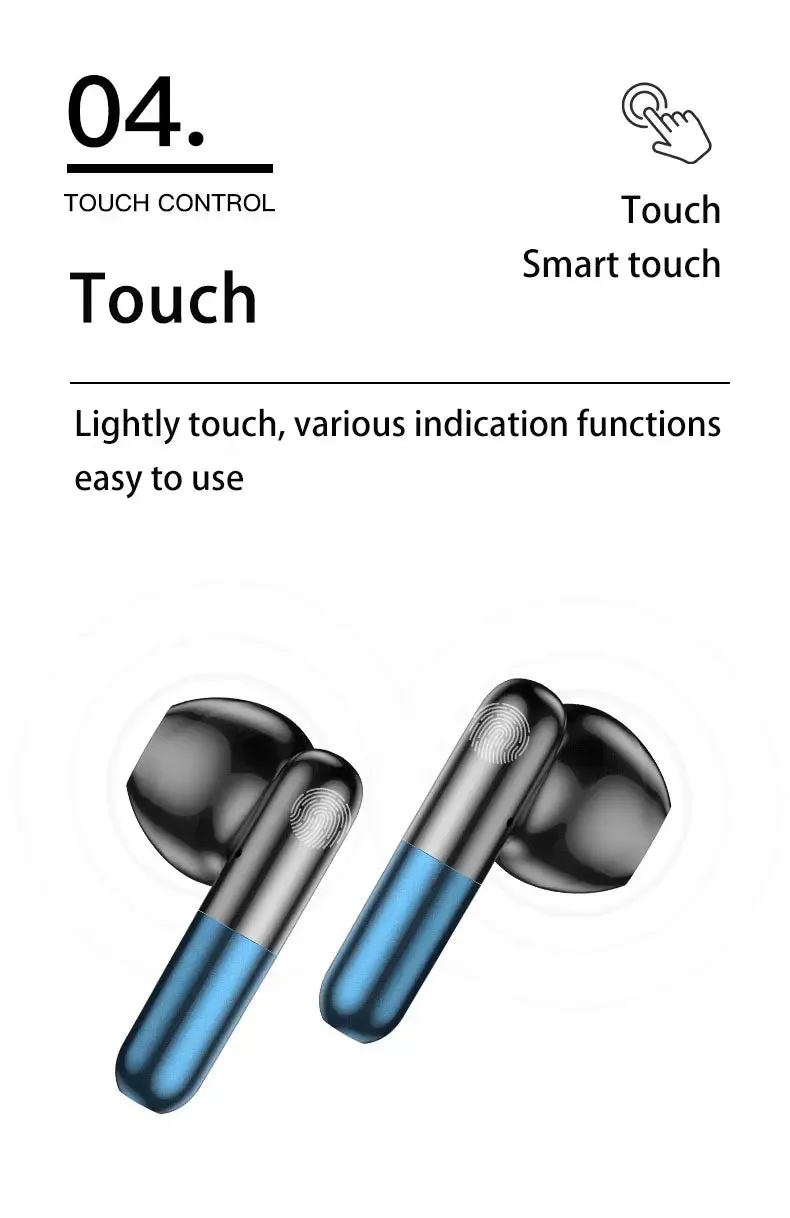 Comfortable Wear HIFI Stereo Sport Bluetooth TWS Wireless Headsets -Bluetooth Headsets