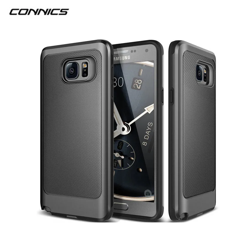 CONNICS S8 Rugged Rubber Dual Layer Shockproof Hard Case For Samsung Galaxy S6 S7 edge plus Note 3 4 5 / J5 J7 / G530 Phone Case