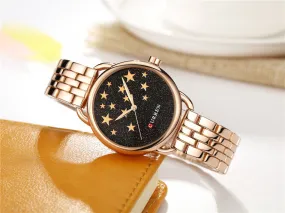 Curren NEW Fashion Quartz Watch Women Luxury Brand Gold Silver Stainless steel Ladies Bracelet relogio feminino