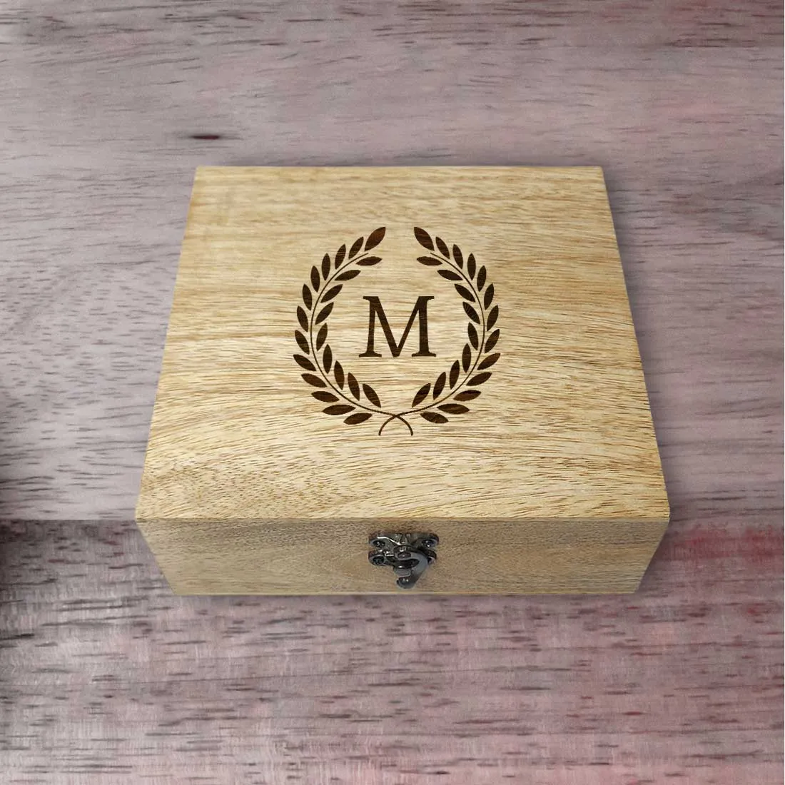 Customized Wood Bangle Box Engraved Wooden Boxes - Monogram