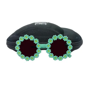 DC DECORIO Flower designed Round Sunglasses Suitable & trendy for boys n girls aged between 3-10 yrs (Car Green)