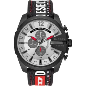 Diesel Men's Chronograph Watch Mega Chief Black Grey DZ4512