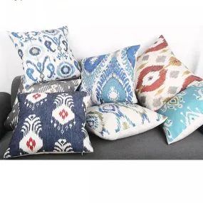 Digital Printed Cushions Assorted 5 PCs-Suzani Patterns