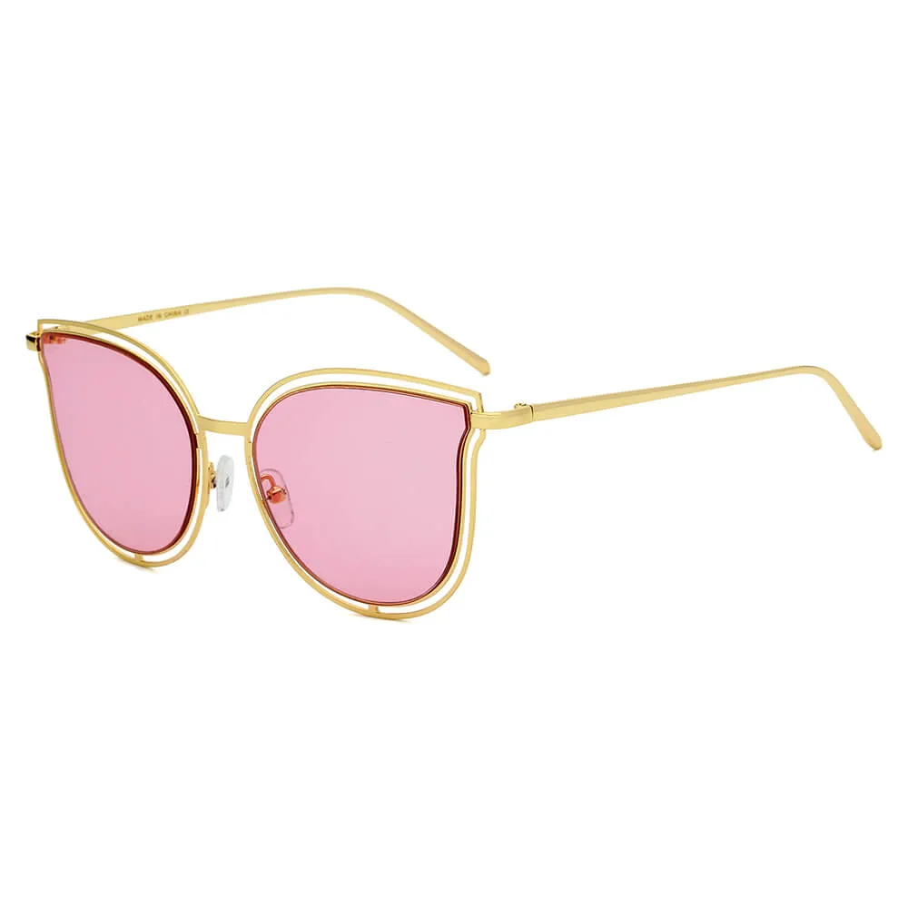 DUNDEE | Women Round Cat Eye Fashion Sunglasses