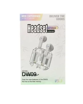 DW09 Wireless Earbuds Off White