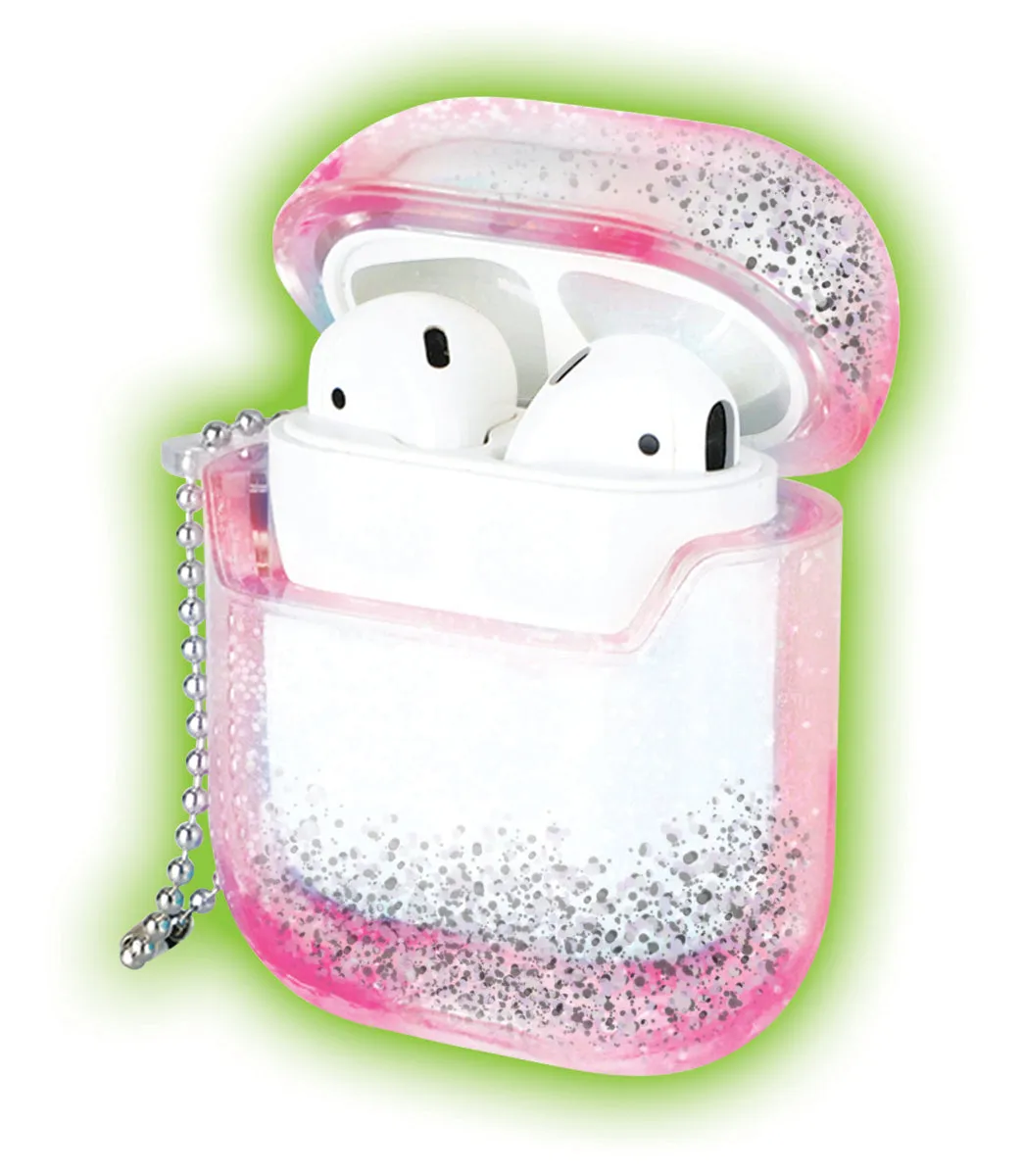 Earbud Case Liquid Glitter - 8 Pieces Per Retail Ready Display 20357