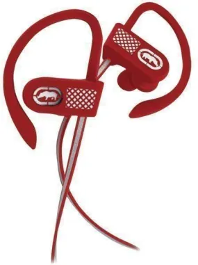 ECKO UNLIMITED EKU-RNR2-RD Bluetooth Runner2 Earhook Earbuds with Microphone (Red)