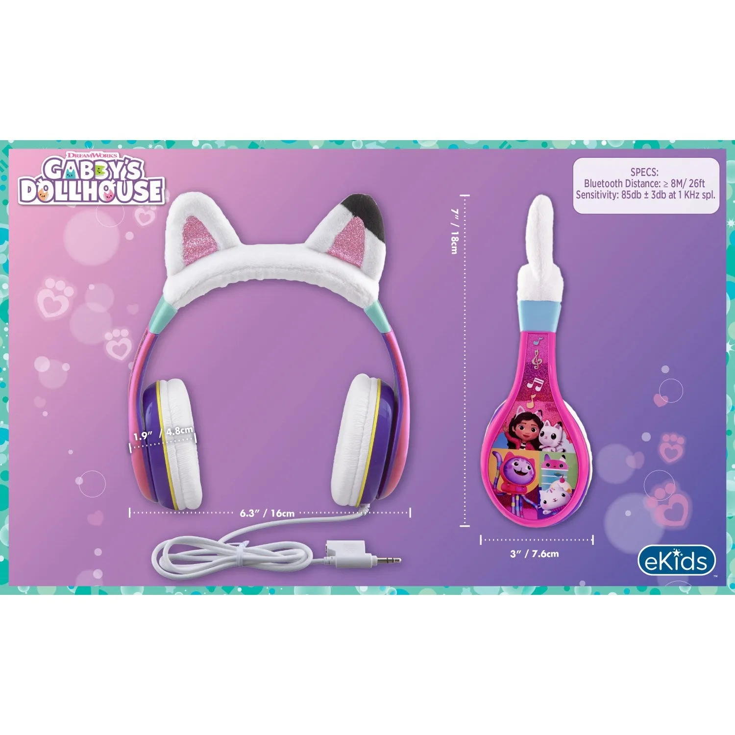 eKids Gabbys Dollhouse Youth Headphones