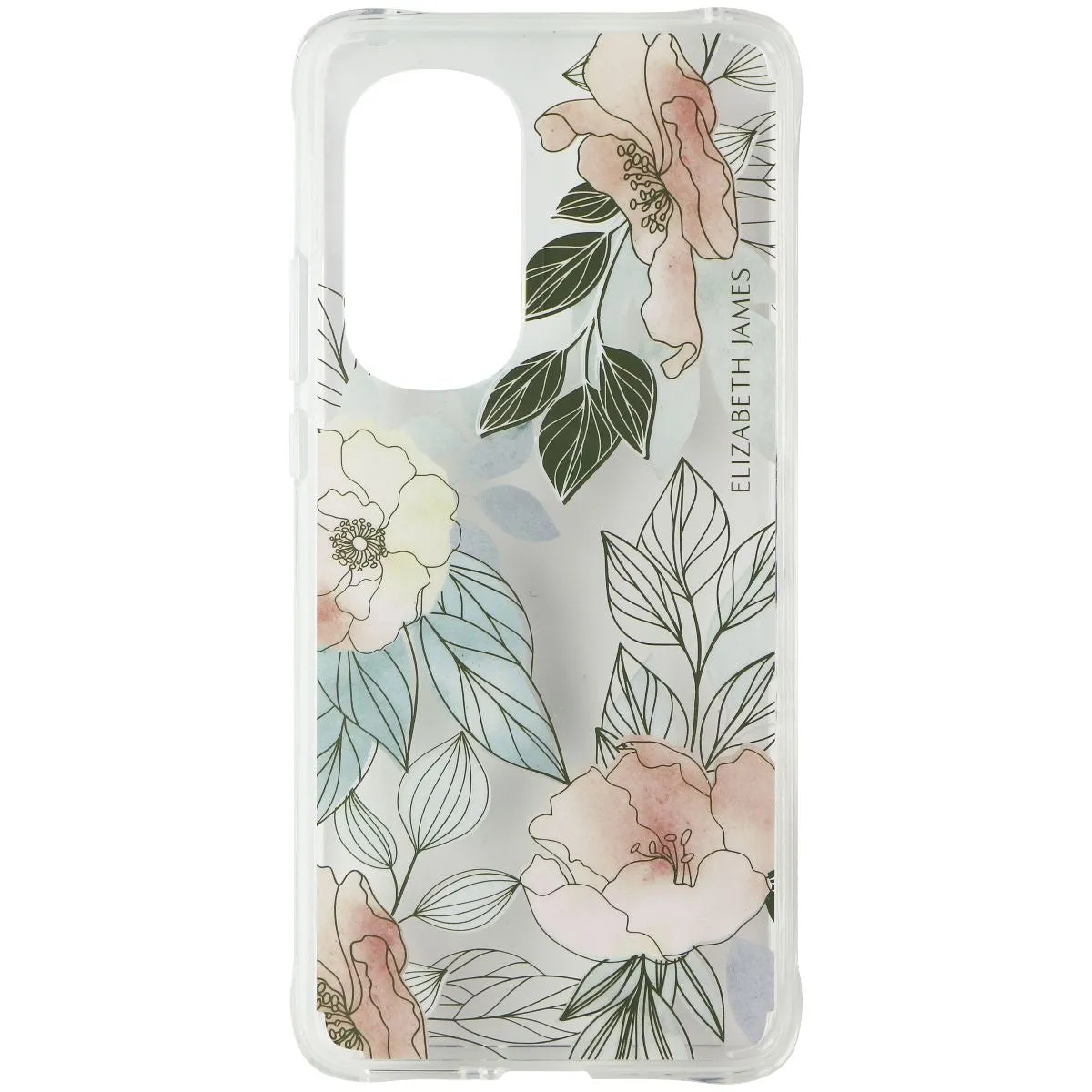 Elizabeth James Case for Motorola Edge (2022) - Blooms in Bordeaux