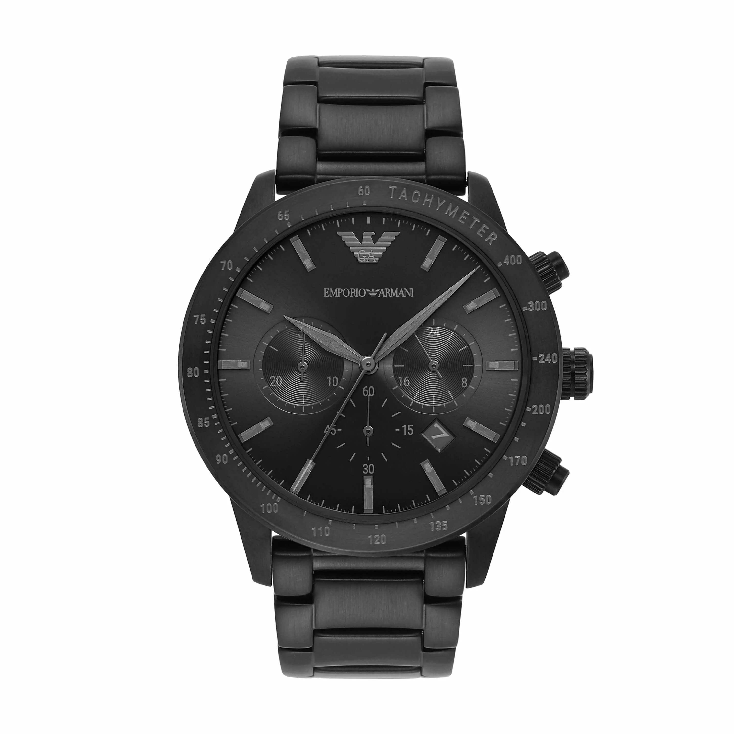 Emporio Armani Black Chronograph Watch AR11242