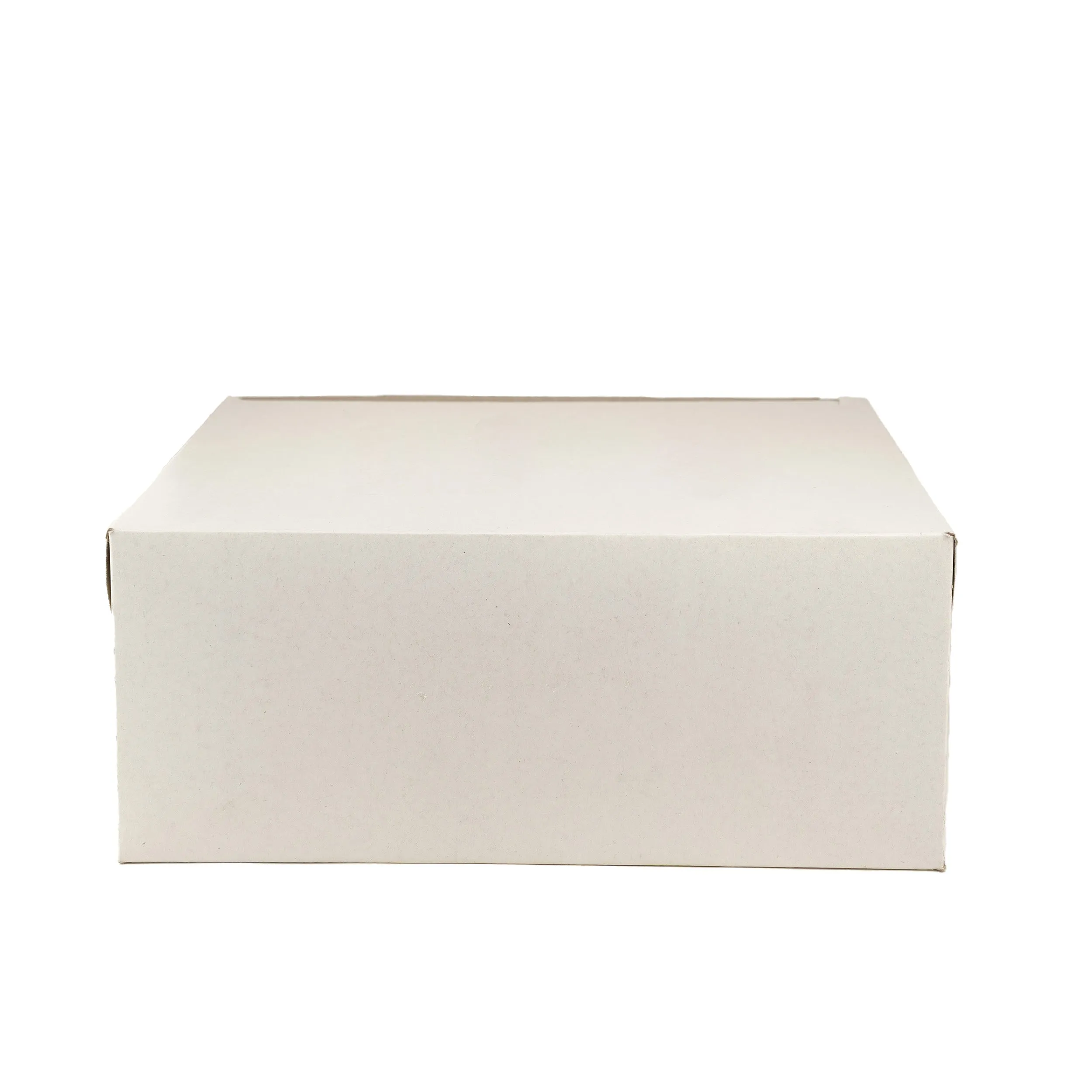 Esslly Premium White Cake Box | 320 GSM Sturdy Paper, Supplied Flat for Easy Storage