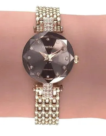 Facet Strass Swiss Ladies Watch J5.630.S